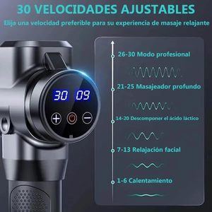 थोक इलेक्ट्रिक आवेग उच्च गुणवत्ता वाली मालिश बंदूक हैंडहेल्ड कंपन बंदूक पेशेवर मालिश गहरी ऊतक मालिश बंदूक - Product Image 5