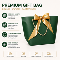 Sac cadeau en papier à pois élégant de qualité supérieure avec poignées en ruban de satin pour les cadeaux de fête, les mariages et les emballages de remerciement
