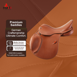 <span class=keywords><strong>Aero</strong></span> Flow Comfort Horse Saddle English Jumping Saddle Cuero Árbol de plástico Ligero Refrigeración Fit Long - Product Image 1