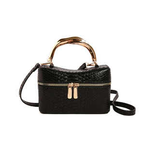 Borsa a Mano di Lusso per Donna, con Texture Effetto Coccodrillo, Materiale in PU, Stile Retrò, Borsa a Tracolla alla <span class=keywords><strong>Moda</strong></span> - Product Image 4