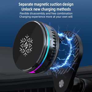 Cargador Magnético Rápido para Teléfono con Base Desmontable, Compatible con Carga Inalámbrica de 25W, WPC, Qi2.2, MPP, con Certificación CE y RoHS, S35 Semiconductor Cooling - Product Image 4