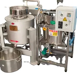 Máquina de fabricación de filtros de aceite de cocina fresco de 150 kg/hora con función de enfriamiento de calefacción máquina de filtro de aceite centrífugo OF91