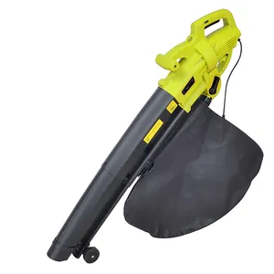 Souffleur de jardin électrique 3 en 1 3000W, souffleur de feuilles et aspirateur portables pour la maison