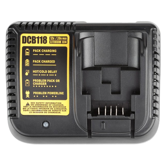 Power Tools Lithium Battery Charger Dcb121 Dcb180 10.8-20V Compatible 21V3A Battery Fast Charger