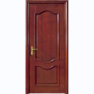 Porte en bois massif durable sur mesure de l'usine de Foshan, style italien, porte intérieure en bois pour chambre à coucher, porte intérieure de maison, porte de pièce pour maison - Product Image 4