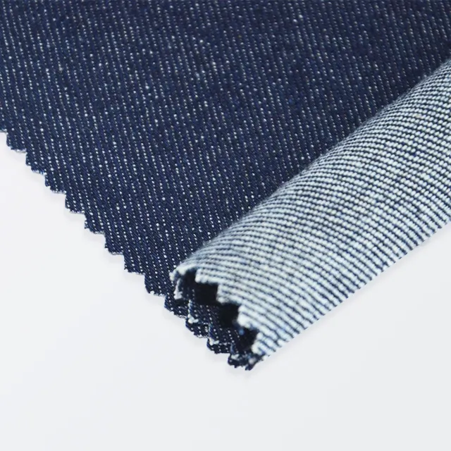 7oz indigo azul 240gsm algodão sarja retardante tecido denim dyed para roupa de trabalho