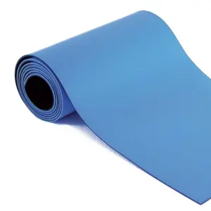 Hot Selling Goedkope Prijs Gym Vloeren Suède Dikke Dubbellaags Pure Rubber Yoga Mat