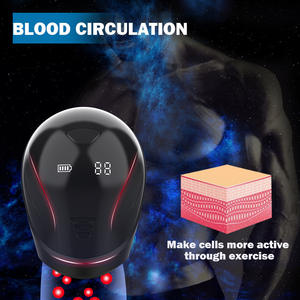 Erkek Seks Oyuncağı Penis Vibratörü, LCD Ekranlı 10 Titreşim Modlu Yetişkin Oyuncağı Erkek Mastürbatörü, 360 °   Sarılmış Glans Oral Seks Eğitimcisi - Product Image 3