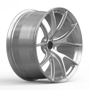 ล้ออัลลอยด์ปลอมแปลงสำหรับรถแข่งขนาด15-24นิ้วขอบล้ออัลลอยสีดำ5X114.3 5X112 5X120 A4 C7 A6 A3 8P - Product Image 2