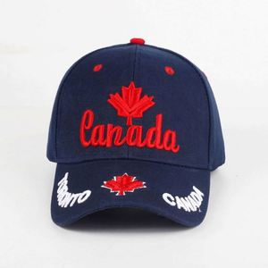 Manufacturers Wholesale Quality Canada Embroidered Baseball Caps - Product Image 2