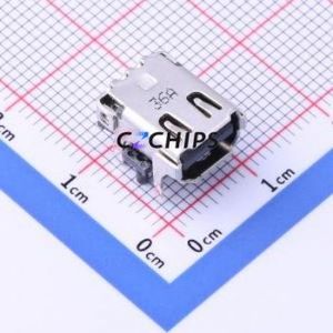 3VM11201-D730-7H DisplayPort (DP) Connector SMD Connector ( Connector Type: Mini DisplayPort )( Mounting Type: ) - Product Image 1