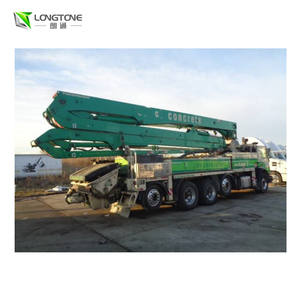 Pompe à béton montée sur camion diesel Zoomlion d'occasion, 37 m de portée verticale/horizontale, productivité de 160 m/h, modèle 2020 - Product Image 6