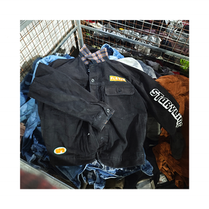 Arcoíris Buena calidad con precio barato Jean de segunda mano Chaquetas usadas <span class=keywords><strong>Ropa</strong></span> de segunda mano <span class=keywords><strong>Ropa</strong></span> para la venta - Product Image 2