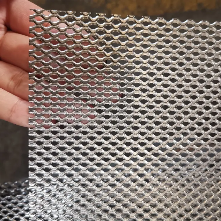 Certificación ISO Venta directa de fábrica de alta calidad galvanizado Micro agujero hojas de malla de metal expandido