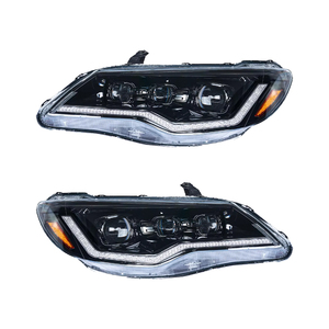 <span class=keywords><strong>ไฟ</strong></span><span class=keywords><strong>หน้า</strong></span> YU GUANG สำหรับ Honda Civic CIIMO FD2 ปี 2006-2012 อัพเกรดเป็น LED พร้อมไฟ DRL 3 เลนส์ <span class=keywords><strong>ไฟ</strong></span><span class=keywords><strong>หน้า</strong></span>รถยนต์ - Product Image 1