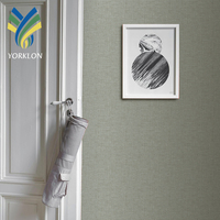 Papier peint vinyle PVC Yorklon avec support en tissu, revêtements muraux, catalogue pour la décoration murale des chambres d'hôtel