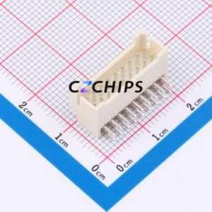 ZX-PHB2.0-2-9PWZ Wire-to-Board Pin Header Bent Lead Through Hole,P=2mm Connector 2x9P 2mm Right Angle Insert PHB - Product Image 1