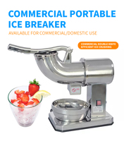 Broyeur à glace électrique à usage Commercial, Machine automatique à cône de neige, rasoir à usage domestique