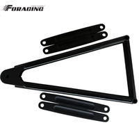 Échelle de Jacob en Chromoly 13-3/8 po avec trou de languette de 3/8 po, finition noire, 1 trou de languette pour accessoires de voitures de course Sprint Car