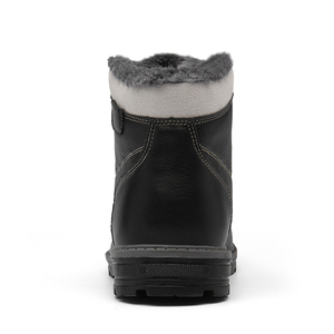Botas de Nieve Unisex <span class=keywords><strong>Mishansha</strong></span> para Invierno, Cálidas, Impermeables, Antideslizantes, de Cuero Nubuck, con Entresuela de EVA y Forro de Piel - Product Image 4