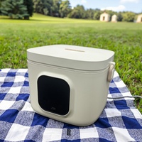 Mini-cuiseur à riz numérique portable 500 ml, design OEM 2025, chauffage USB automatique à une touche, écologique, pour la maison et la voiture (pour bébé)