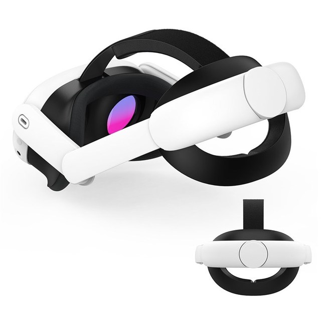 AMVR for Meta Quest 3 3S Adjustable Headband Pressure Reduction Head Strap VR Accessory