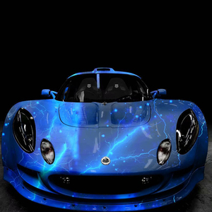 WRAPMASTER 1.52*20m Pellicola Adesiva Blu Galassia a Bassa Aderenza per Wrapping Auto - Product Image 1
