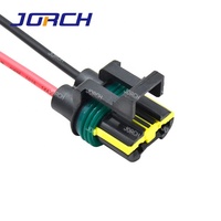 Konektor Kabel Otomatis Tahan Air 2 Pin Betina Konektor Injektor Bahan Bakar DJ7026D-6.3-21