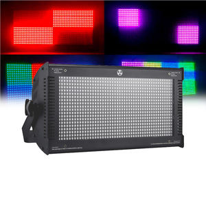 Club Blinder 1000W RGB + <span class=keywords><strong>Blanc</strong></span> Froid Flash LED Éclairage Stroboscopique DMX512 Mode De Contrôle Fer Corps Faisceau Lumières pour Une Utilisation Sur Scène - Product Image 1