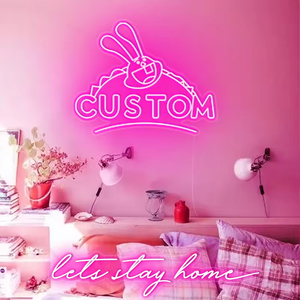 Enseigne néon LED personnalisée avec design gratuit, Joyeux Anniversaire et Décoration de fête de mariage pour bar, utilisation domestique, livraison directe disponible - Product Image 2