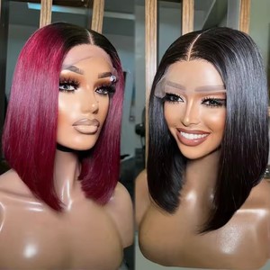 Perruque Bob Blonde 613 en Cheveux Humains, Perruques Courtes Bob Colorées avec Dentelle Frontale HD pour Femmes Noires, Fournisseur de Perruques Courtes Bob en Cheveux Humains - Product Image 5