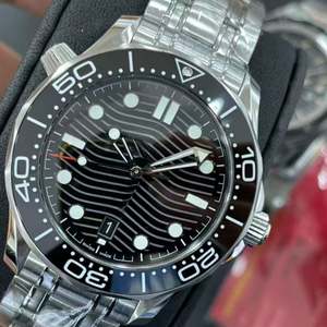 Montre mécanique de haute qualité avec bracelet en acier inoxydable, montre décontractée et professionnelle avec aiguilles, style sportif Omegaes - Product Image 6