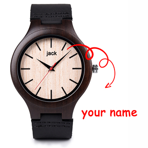 DODO DEER Orologi <span class=keywords><strong>in</strong></span> Legno di Ebano di Tendenza dalla Cina, <span class=keywords><strong>Orologio</strong></span> da <span class=keywords><strong>Uomo</strong></span> alla Moda <span class=keywords><strong>con</strong></span> Logo Personalizzato e <span class=keywords><strong>Cinturino</strong></span> <span class=keywords><strong>in</strong></span> <span class=keywords><strong>Pelle</strong></span> - Product Image 1