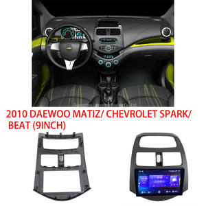 Écran tactile capacitif IPS de 9 pouces, lecteur <span class=keywords><strong>DVD</strong></span> multimédia 1 Din, cadre stéréo pour autoradio <span class=keywords><strong>DAEWOO</strong></span> MATIZ CHEVROLET SPARK BEA - Product Image 2
