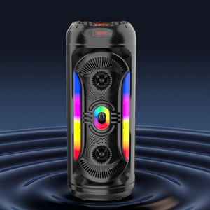 SING-E Zqs8259 Xách Tay DJ Bt Loa Tốt Nhất Bán Kép 8-Inch Loa Ngoài Trời Sâu Bass Đầy Màu Sắc Đèn Đảng Ca Hát - Product Image 5