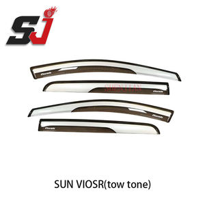 Deflector de visera de <span class=keywords><strong>lluvia</strong></span> para ventana de coche, accesorio de plástico de alta calidad, PMMA, 2,5 MM de grosor, novedad de 2018 - Product Image 4