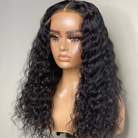 Vente en gros 13*4 Hd perruque de cheveux humains 180% densité perruque avant en dentelle pour les femmes noires perruque frontale de cheveux humains sans colle