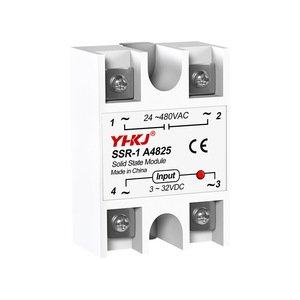 Yhkj โซลิดสเตตรีเลย์ 40A 24-480VAC ดีซี คอนโทรลโมดูล SSR เฟสเดียว - Product Image 2
