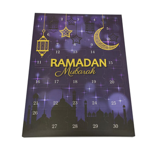 Boîte personnalisée pour l'Aïd Ramadan Kareem <span class=keywords><strong>Calendrier</strong></span> Figurines aveugles Jouet sensoriel de l'<span class=keywords><strong>Avent</strong></span> Boîte cadeau en papier Emballage de boîte de bonbons et de chocolat - Product Image 6