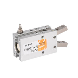 Cilindro de aire de cuerpo de aluminio, cilindro de dedo <span class=keywords><strong>paralelo</strong></span> Mini neumático, serie MHC 2, cilindro de acción simple/doble, <span class=keywords><strong>precio</strong></span> bajo - Product Image 4