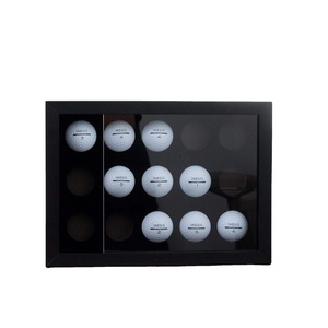 Vitrina personalizable <span class=keywords><strong>de</strong></span> pelotas <span class=keywords><strong>de</strong></span> golf <span class=keywords><strong>de</strong></span> madera con cubierta <span class=keywords><strong>de</strong></span> PC <span class=keywords><strong>de</strong></span> plástico acrílico caja <span class=keywords><strong>de</strong></span> <span class=keywords><strong>sombra</strong></span> para almacenamiento <span class=keywords><strong>de</strong></span> regalos y 15 pelotas <span class=keywords><strong>de</strong></span> golf - Product Image 1