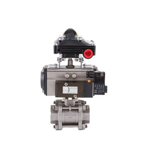 Vanne de régulation de débit à bille chinoise pour l'eau, actionnée pneumatiquement avec positionneur de vanne Neles Ne724/Ne726 (personnalisable par le fabricant d'équipement d'origine) - Product Image 2