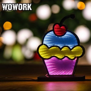 Luces <span class=keywords><strong>de</strong></span> Espejo Infinito con Efecto <span class=keywords><strong>Abismo</strong></span> para Decoración Navideña <span class=keywords><strong>de</strong></span> Restaurantes WOWORK 2026 - Product Image 6