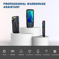 PDA de mano Android 9,0 Terminal POS resistente 1D 2D Escáner de código de barras WiFi 4G BT GPS PDA Lector de códigos de barras