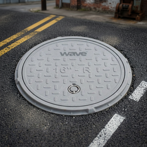 Couvercle de manhole rond en FRP de 16 pouces pour parking - Product Image 5