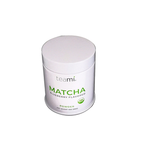 Small Round Double Lid Airtight 1 OZ MATCHA Packaging Box Metal Tin Box