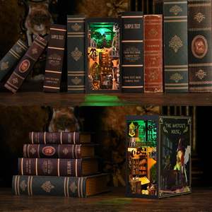 Hamaileon the Master's House 3D Book Nook Kit Puzzle DIY Book Nook con luz LED - Product Image 3