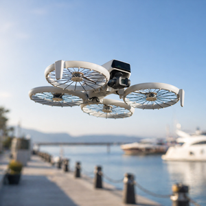 Original D J I 4K 60fps Flip RC 2 Camera Drone with Screen <b>Remote</b> Full Propeller Guard and 31 Minute Flight for Vlog - Product Image 1