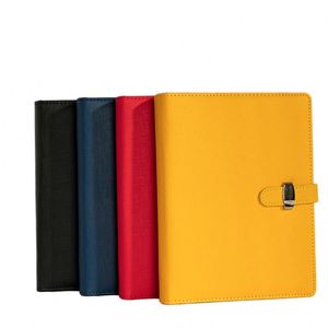 Notebook A6 Loose-<b>leaf</b> Book 35326 Memo Book 6-hole with Buckle PU Leather <b>Paper</b> Cover Corporate Office Memo Notebook - Product Image 1