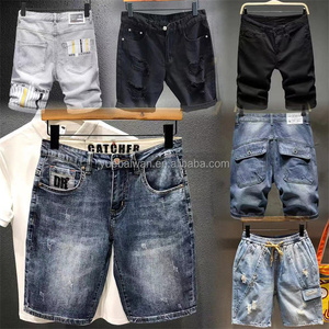 Pantaloncini di Jeans da Uomo Taglie Forti Stile Streetwear Vintage Estivi <span class=keywords><strong>Hip</strong></span> <span class=keywords><strong>Hop</strong></span> <span class=keywords><strong>Abbigliamento</strong></span> Casual Vendita all'Ingrosso - Product Image 2